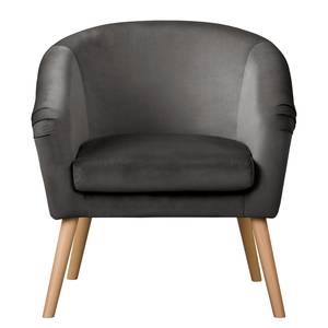 Fauteuil Ida I Velours Ravi: Gris