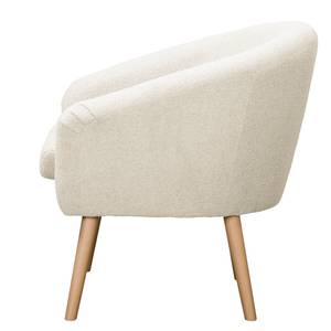 Fauteuil Ida I Bouclé Stof Nola: Wit