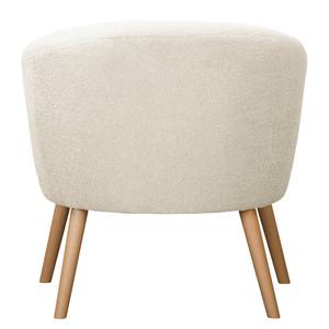 Fauteuil Ida I Bouclé Stof Nola: Wit