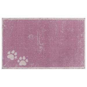 Tapis pour chien lavable Paws Polyamide - Beige / Rose - 50 x 80 cm