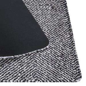Deurmat/vloerkleed Clean & Go polyamide - Beige/zwart