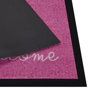 Paillasson Welcome I Polyamide - Rose foncé