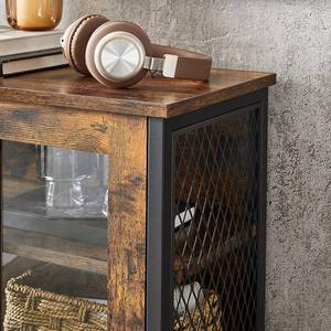 Kast Morristown bruin/zwart