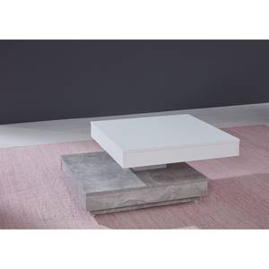 Salontafel Universal II Wit/Concrete look