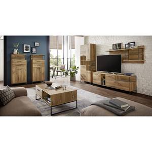 Credenza con vetrina Sligo Effetto rovere / Grafite