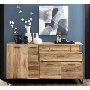 Dressoir Sligo wilde eikenhouten look/grafietkleurig