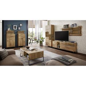 Ensemble meubles TV Sligo (3 éléments) Imitation chêne rustique argenté / Graphite
