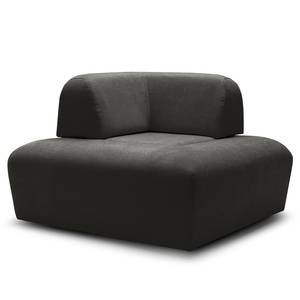 Hocker Miu Magic Geweven stof Concha: Antracietkleurig