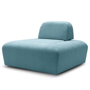 Hocker Miu Magic Geweven stof Concha: Jeansblauw