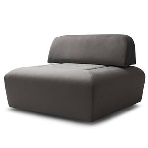 Hocker Miu Magic Velours Sadia: Donkergrijs