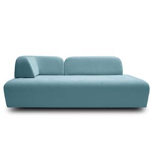 Sofa Miu Magic mit Eck-Rückenlehne Webstoff Concha: Jeansblau