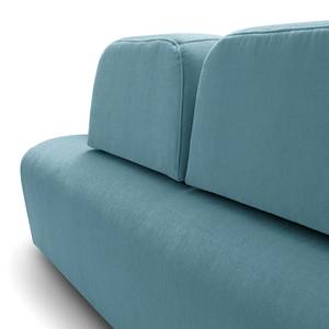 Sofa Miu Magic mit Eck-Rückenlehne Webstoff Concha: Jeansblau