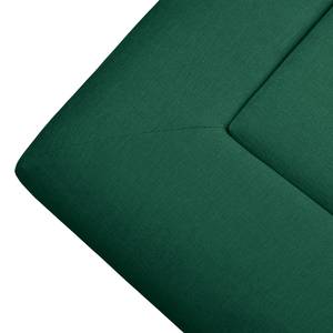 Canapé Miu Magic avec dossier d’angle Tissu Concha: Vert émeraude