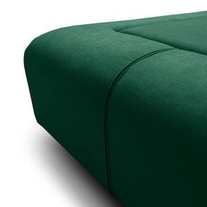 Canapé Miu Magic I avec dossier S Tissu Concha: Vert émeraude