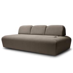 Sofa Miu Magic II mit Rückenlehne S Webstoff Concha: Braun