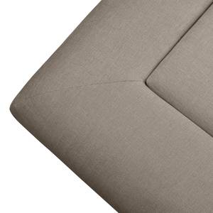 Hocker Miu Magic met rugleuning L Geweven stof Concha: Braun