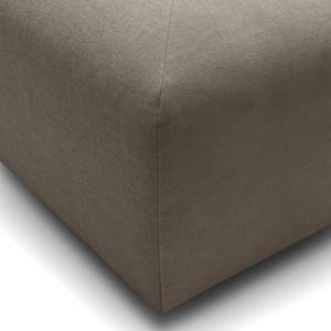 Hocker Miu Magic met rugleuning L Geweven stof Concha: Braun