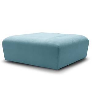 Hocker Miu Magic mit Eck-Rückenlehne Webstoff Concha: Jeansblau