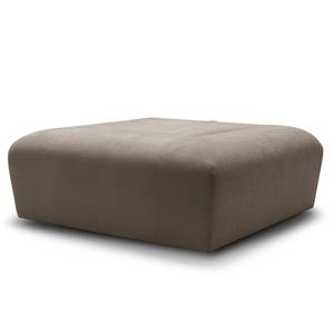 Hocker Miu Magic mit Eck-Rückenlehne Webstoff Concha: Braun