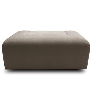 Hocker Miu Magic mit Eck-Rückenlehne Webstoff Concha: Braun