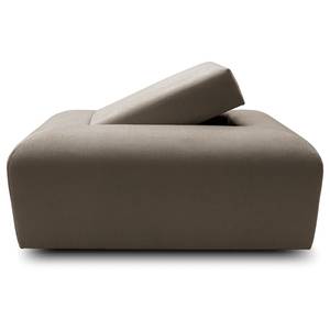 Hocker Miu Magic met hoek-rugleuning Geweven stof Concha: Braun