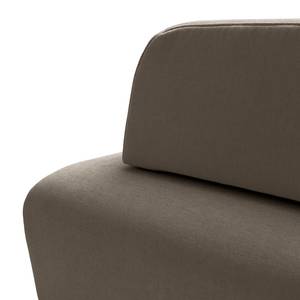 Hocker Miu Magic met hoek-rugleuning Geweven stof Concha: Braun