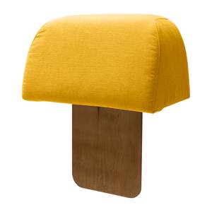 Pouf Miu Magic con schienale S Tessuto Concha: giallo mais