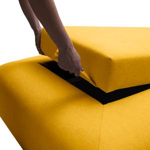 Pouf Miu Magic con schienale S Tessuto Concha: giallo mais