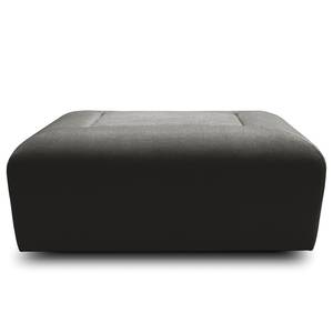 Hocker Miu Magic met rugleuning S Geweven stof Concha: Antracietkleurig