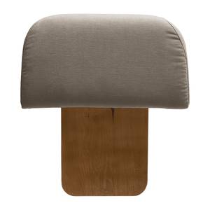 Hocker Miu Magic met rugleuning S Geweven stof Concha: Braun