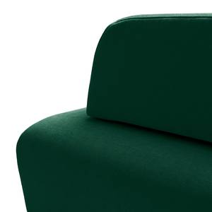 Hocker Miu Magic met rugleuning S Geweven stof Concha: Smaragdgroen