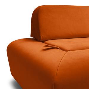 Sofa Miu Magic II mit Rückenlehne S Samt Sadia: Orange