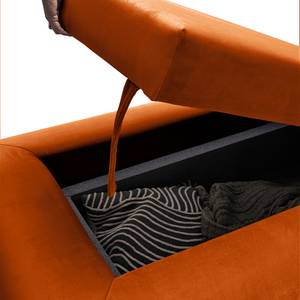 Bank Miu Magic II met rugleuning S Velours Sadia: Oranje