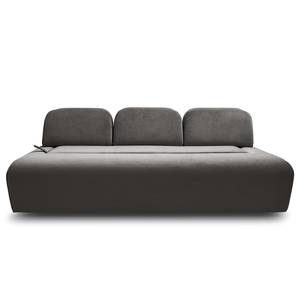 Sofa Miu Magic II mit Rückenlehne S Samt Sadia: Dunkelgrau