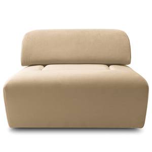 Hocker Miu Magic met rugleuning L Velours Sadia: Beige