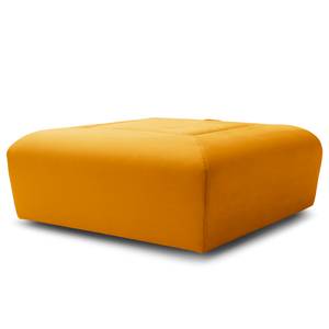 Pouf Miu Magic con schienale angolare Velluto Sadia: giallo senape