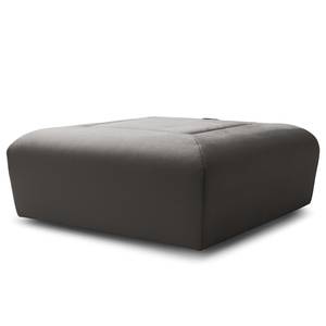 Hocker Miu Magic met hoek-rugleuning Velours Sadia: Donkergrijs