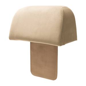 Pouf Miu Magic con schienale S Velluto Sadia: beige