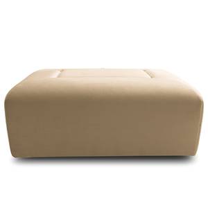 Hocker Miu Magic met rugleuning S Velours Sadia: Beige