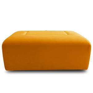 Pouf Miu Magic con schienale S Velluto Sadia: giallo senape