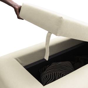 Sofa Miu Magic mit Rückenlehne L/S Webstoff Concha: Weiß