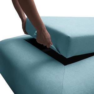 Sofa Miu Magic mit Rückenlehne L/S Webstoff Concha: Jeansblau