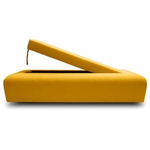 Sofa Miu Magic mit Rückenlehne L/S Webstoff Concha: Maisgelb