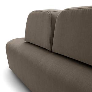 Sofa Miu Magic mit Rückenlehne L/S Webstoff Concha: Braun