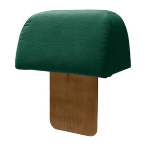 Canapé Miu Magic avec dossier L/S Tissu Concha: Vert émeraude