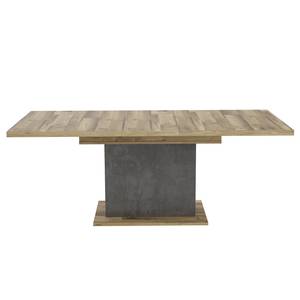 Table Rumora Extensible - Imitation chêne / Aspect béton