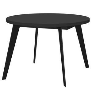 Eettafel Margie (met uitschuiffunctie) - - Zwart