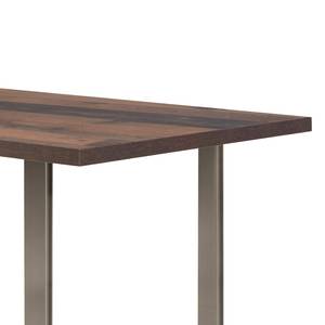 Eettafel Megana Afvalhout look	 - Breedte: 140 cm - Roestvrij staal