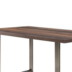 Eettafel Megana Afvalhout look	 - Breedte: 160 cm - Roestvrij staal