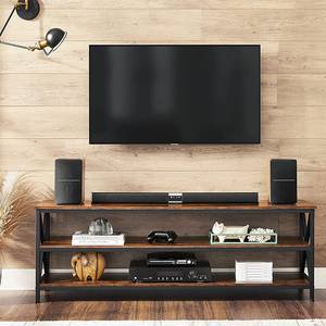 Tv-meubel Molalla bruin/zwart